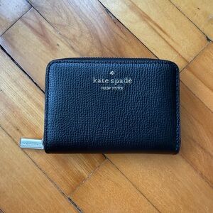 Kate Spade New York Black Leather Mini Wallet